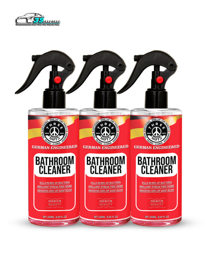 Bathroom Cleaner – Powerful Germ-Killing & Soap Scum Remover | THREE GUYS - German Engineered