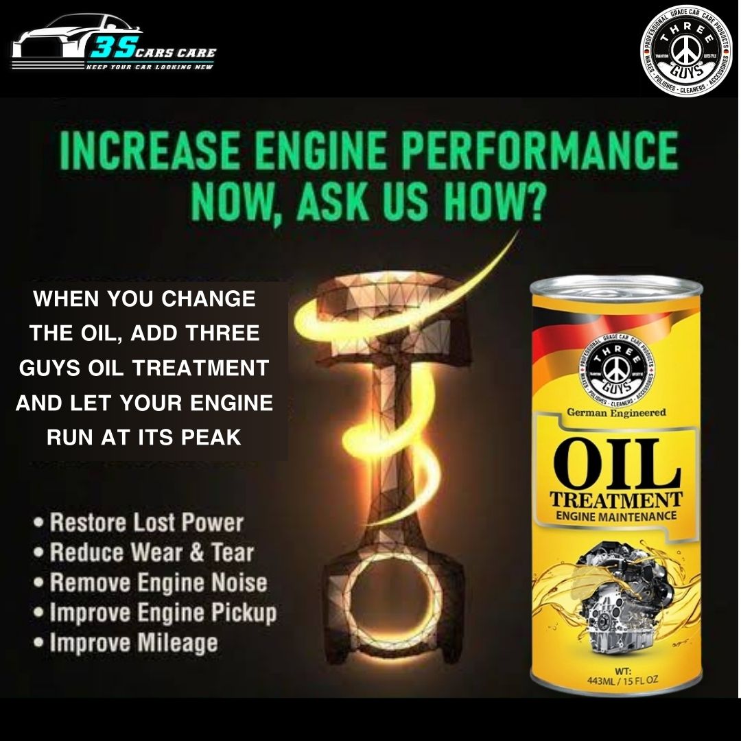 Oil Treatment - Engine Maintenance - THREE GUYS (German Engineered)