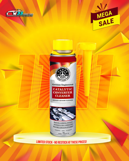 Catalytic Converter Cleaner - 320ml | THREE GUYS (German Engineered)