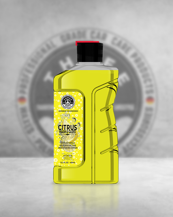 Citrus Wash & Gloss Shampoo - 450ml - THREE GUYS