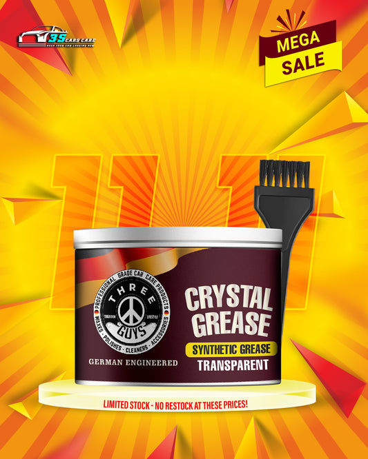 Crystal Grease – Transparent Synthetic Grade | THREE GUYS - German Engineered 100g