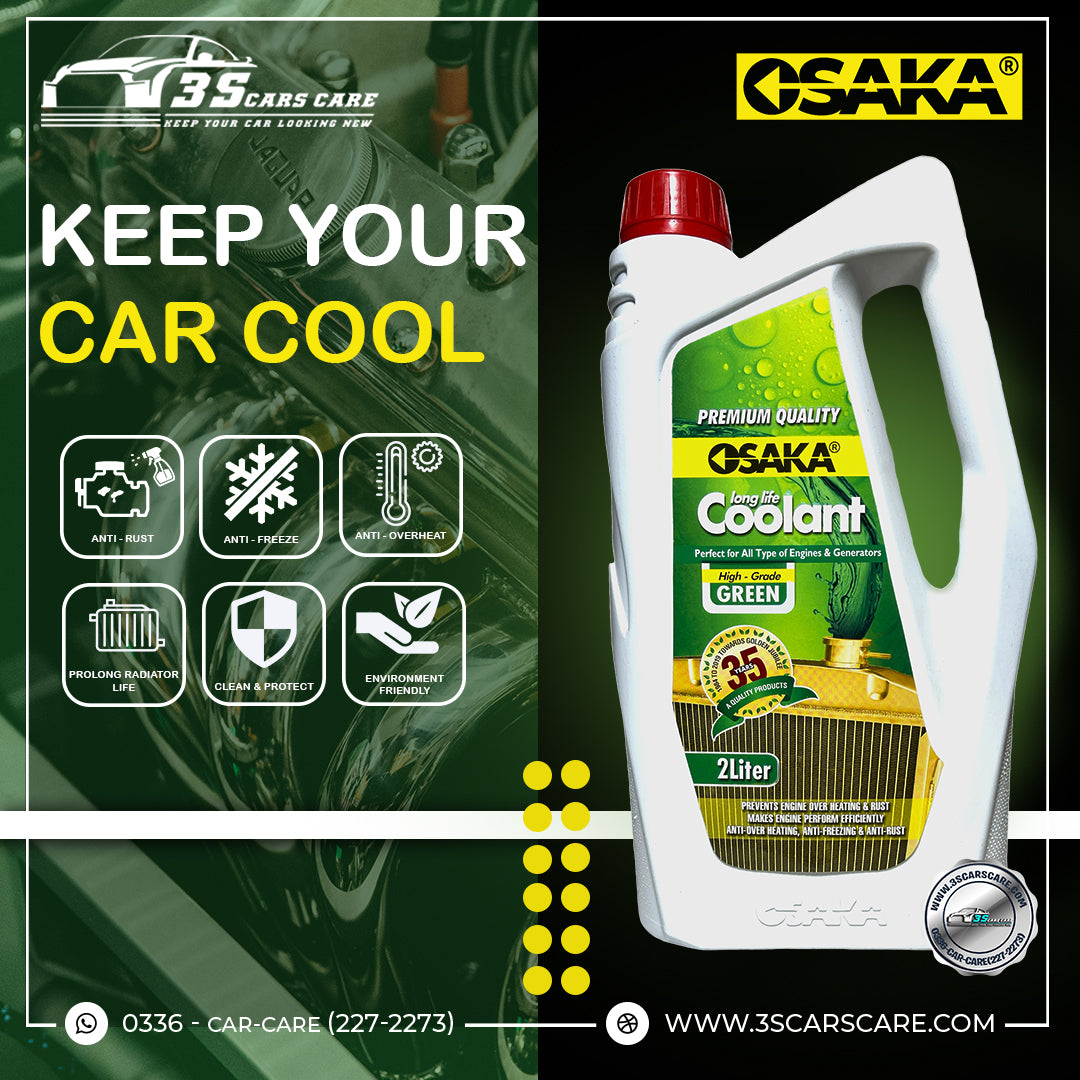 Long Life Coolant - HIGH GRADE GREEN - 2 Litre - OSAKA