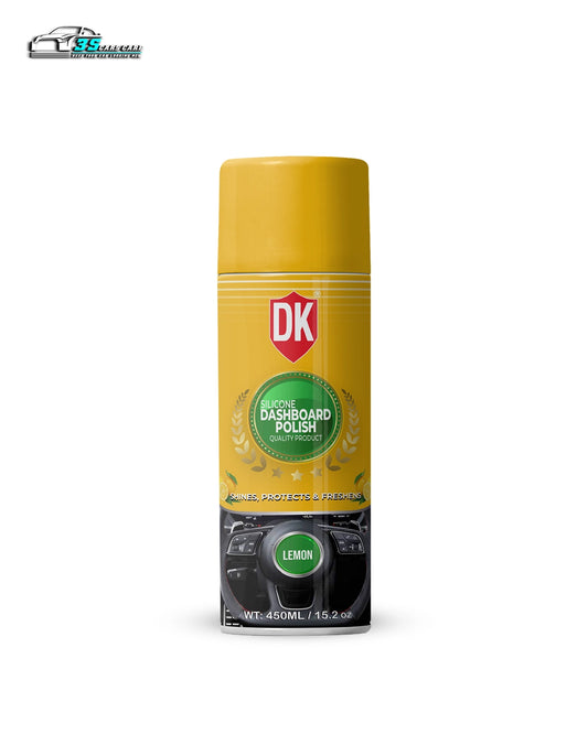Silicone Dashboard Polish Lemon – 450ml | Interior Cleaner & UV Protector | Multi-Surface Polish | DK