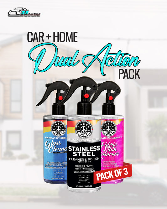 Car + Home Dual Action Pack | THREE GUYS