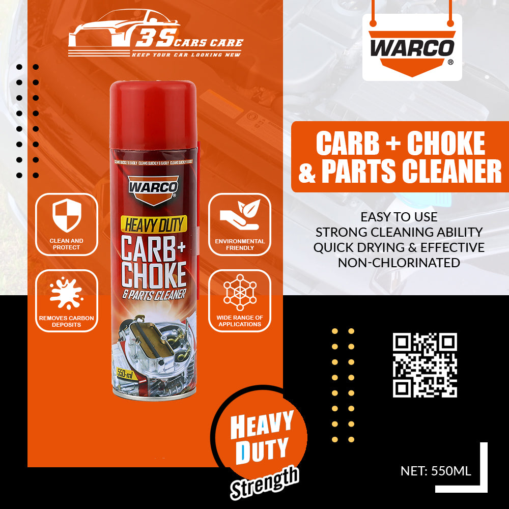 Carb + Choke Parts Cleaner - 550ml - WARCO