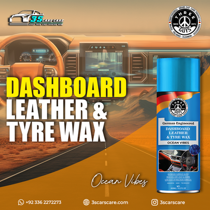 Ocean Vibes - Dashboard Leather & Tyre Wax | THREE GUYS (German Engineered)