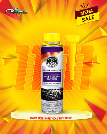 Fuel Injector Cleaner – 320ml | Advanced Fuel System Cleaning & Performance Booster – THREE GUYS - German Engineered