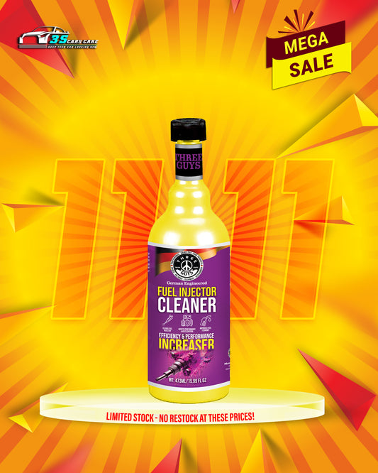 Fuel Injector Cleaner 473ml – Engine Performance & Efficiency Booster | Petrol Saver – THREE GUYS – German Engineered