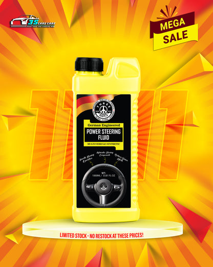 Power Steering Fluid Multi-Vehicle Synthetic | THREE GUYS - German Engineered