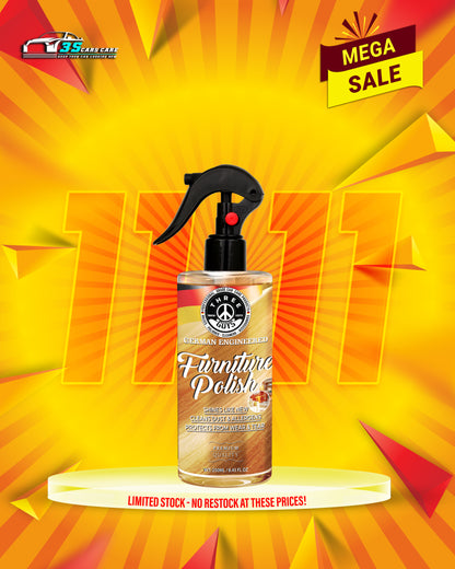 Furniture Polish – Wood Cleaner & Shine Protector | THREE GUYS - German Engineered