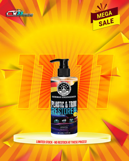 Plastic & Trim Restorer | THREE GUYS | German Engineered (250ml)