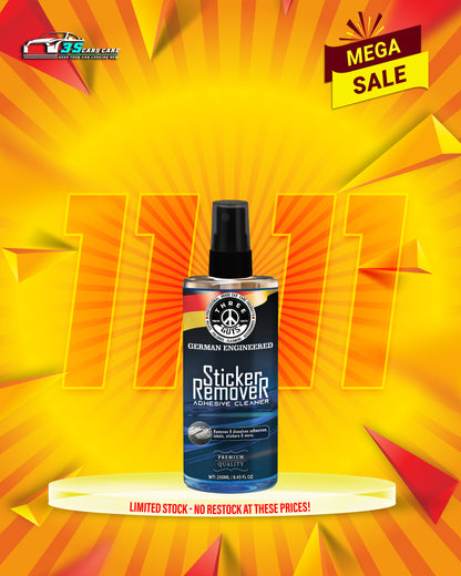 Sticker Remover | Premium Adhesive Cleaner | THREE GUYS | German Engineered (250ml)