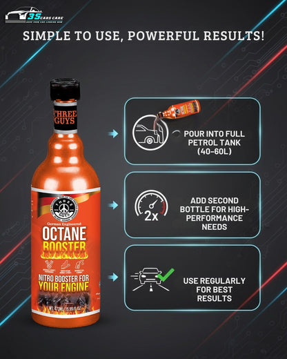 Octane Booster – 473ml – THREE GUYS - German Engineered