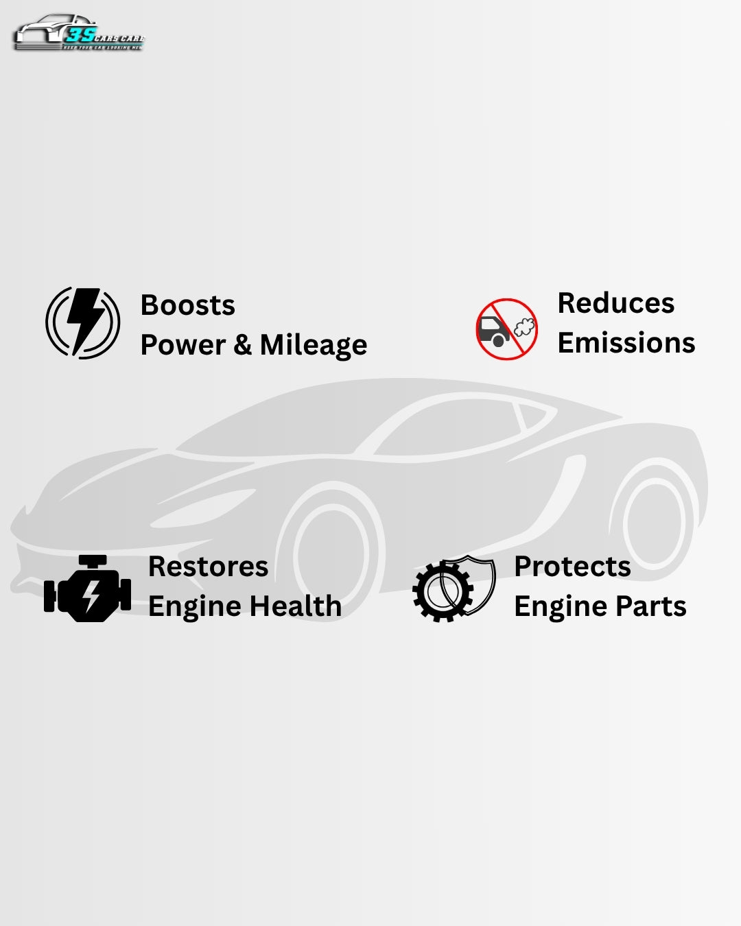 Fuel Efficiency Kit – Octane Booster, Fuel Injector Cleaner & Catalytic Converter Cleaner (473ml x 3) | THREE GUYS