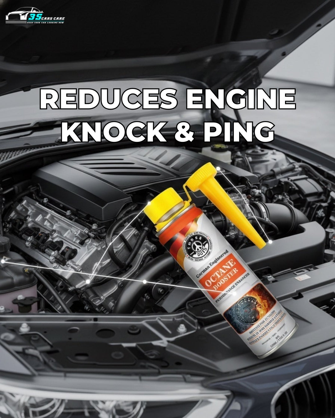 Octane Booster – 320ml – THREE GUYS - German Engineered