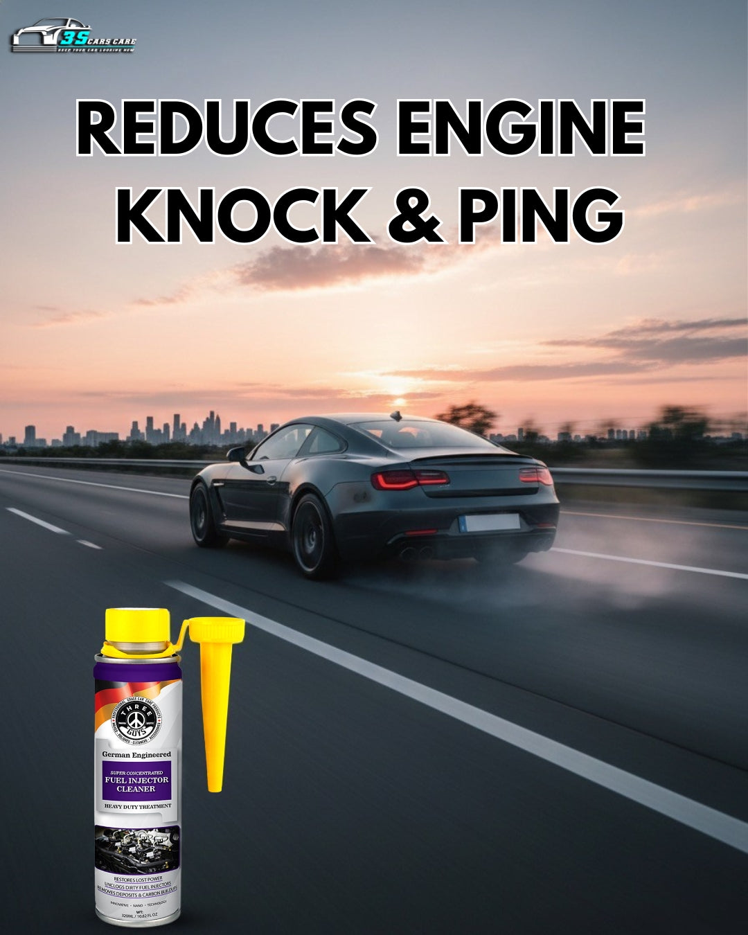 Fuel Injector Cleaner – 320ml | Advanced Fuel System Cleaning & Performance Booster – THREE GUYS - German Engineered