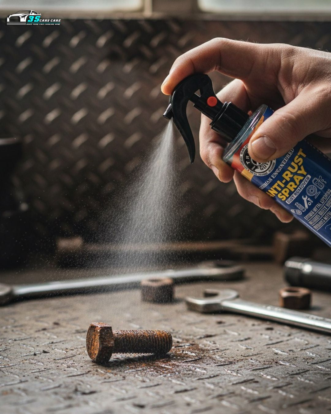 Anti-Rust Spray | Rust Remover & Corrosion Protector (Premium Quality) | THREE GUYS | German Engineered (250ml)