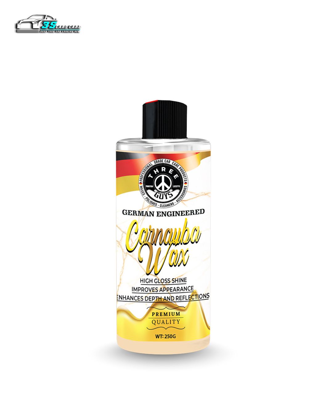 Carnauba Wax – Deep Gloss – 250g | THREE GUYS - German Engineered