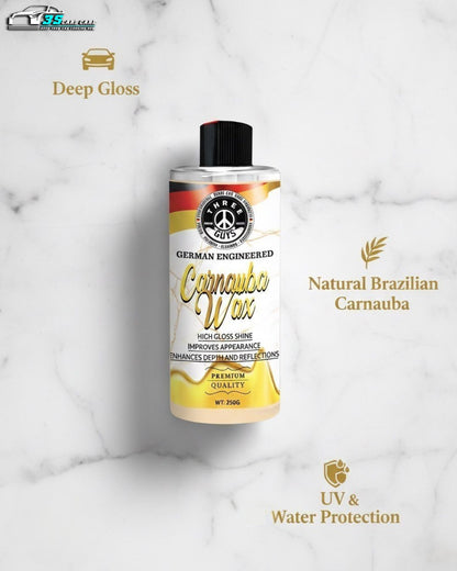Carnauba Wax – Deep Gloss – 250g | THREE GUYS - German Engineered