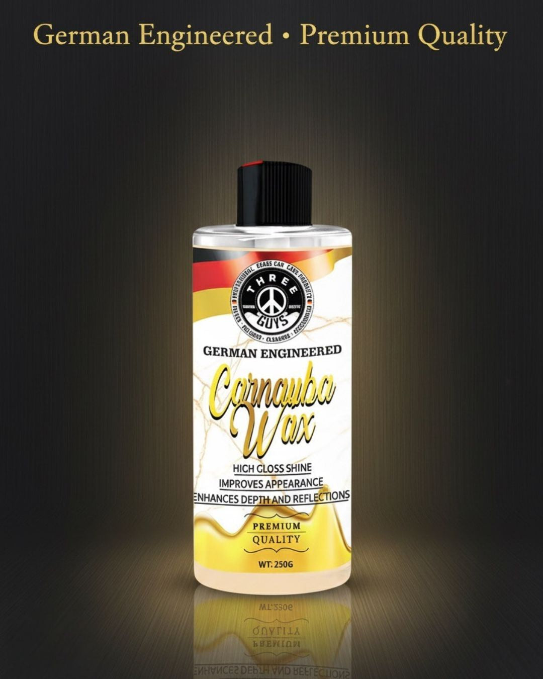 Carnauba Wax – Deep Gloss – 250g | THREE GUYS - German Engineered