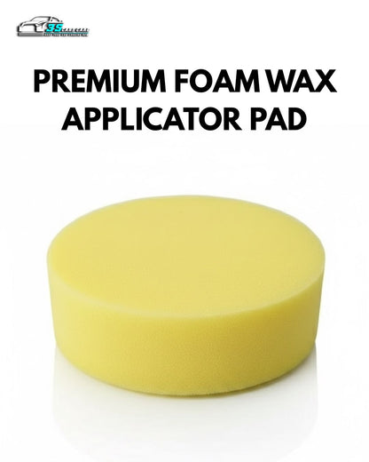 Premium Foam Car Wax Applicator Pad – Soft, Scratch-Free Polishing Sponge for Wax, Polish & Car Detailing