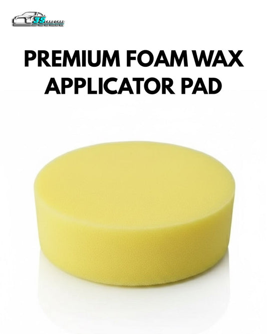 Premium Foam Car Wax Applicator Pad – Soft, Scratch-Free Polishing Sponge for Wax, Polish & Car Detailing