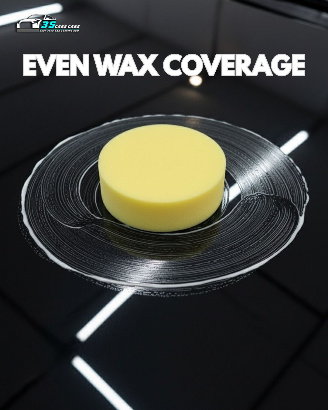 Premium Foam Car Wax Applicator Pad – Soft, Scratch-Free Polishing Sponge for Wax, Polish & Car Detailing