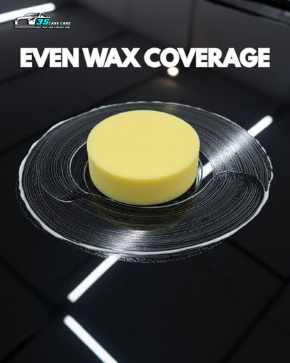 Premium Foam Car Wax Applicator Pad – Soft, Scratch-Free Polishing Sponge for Wax, Polish & Car Detailing