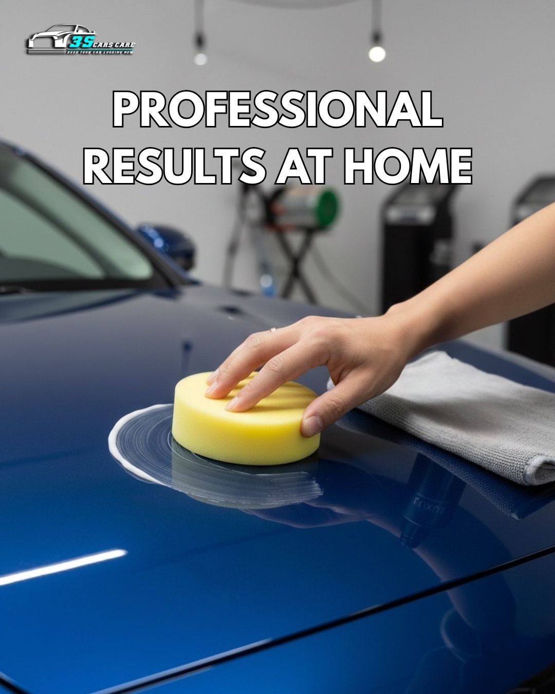 Premium Foam Car Wax Applicator Pad – Soft, Scratch-Free Polishing Sponge for Wax, Polish & Car Detailing