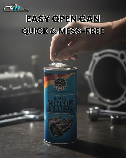 5-Min Motor Flush 443ML – Engine Flush Cleaner for Oil Change & Sludge Removal | THREE GUYS - German Engineered