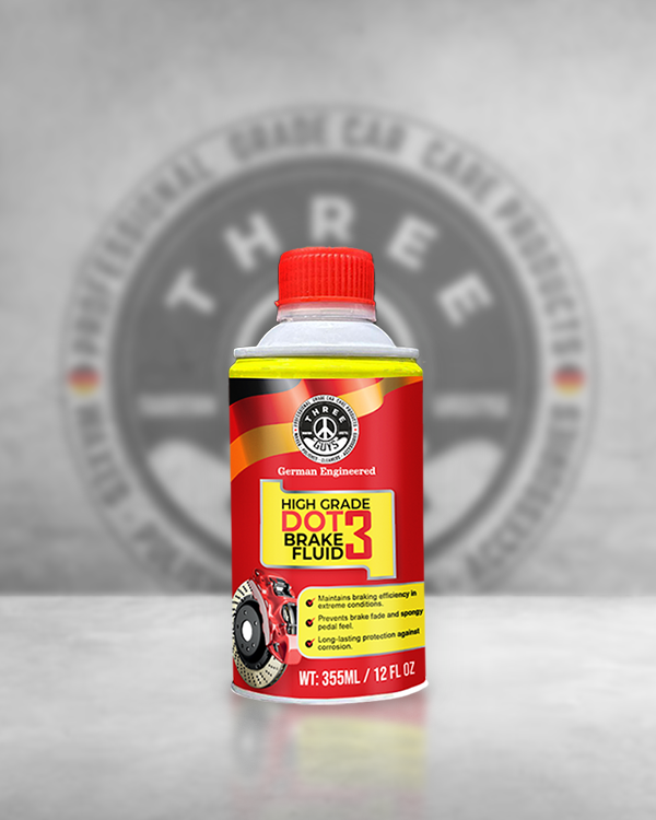 DOT3 Brake Fluid - 355ml | THREE GUYS (German Engineered)