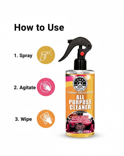 All Purpose Cleaner – APC – 250ml | THREE GUYS – German Engineered
