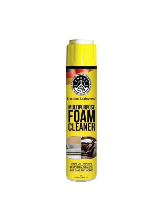 Multipurpose Foam Cleaner 650ml – Car and Home Deep-Clean Spray | THREE GUYS