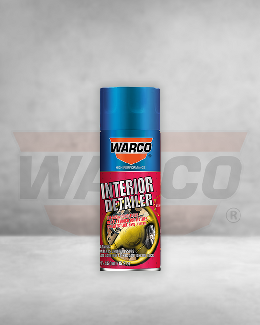 WARCO Interior Detailer 450ml – Dashboard Polish & Leather Conditioner with Strawberry Fragrance