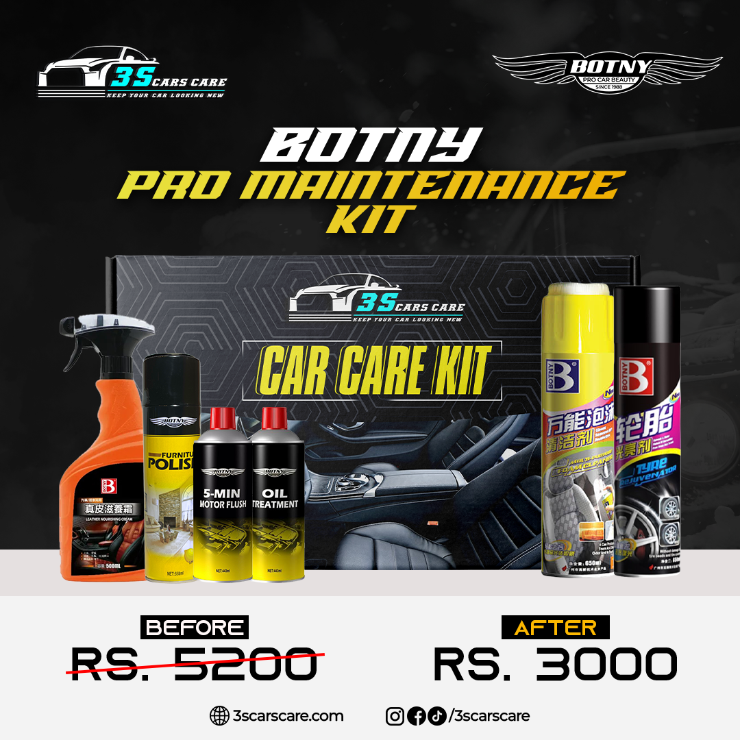 BOTNY PRO MAINTENANCE KIT – Complete Car Care Solution (6-in-1)