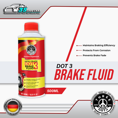 DOT3 Brake Fluid  | THREE GUYS (German Engineered)