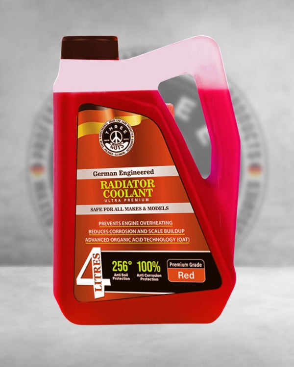 Radiator Coolant - Grade Red - THREE GUYS (German Engineered)