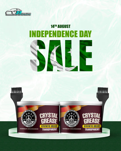 Crystal Grease – Transparent Synthetic Grade | THREE GUYS - German Engineered 100g