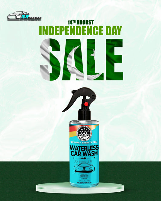 Waterless Car Wash – Shine, Clean & Protect – 250ml - No Rinse – Eco-Friendly Car Cleaner & Polish | THREE GUYS - German Engineered