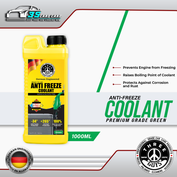 Anti Freeze Coolant - Grade Green - THREE GUYS