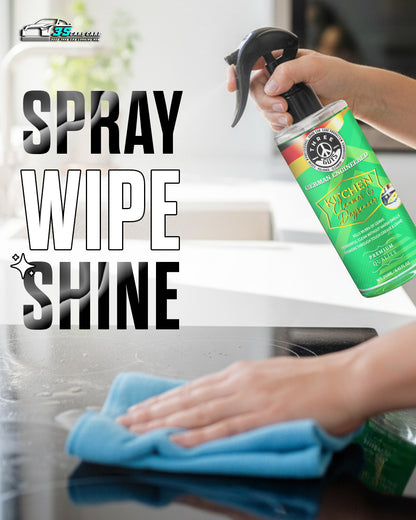 Kitchen Cleaner & Degreaser – Heavy Duty, Germ-Killing & Grease-Fighting Formula | THREE GUYS - German Engineered