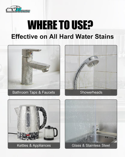 Limescale Remover – Foaming Cleaner & Hard Water Descaler | THREE GUYS - German Engineered