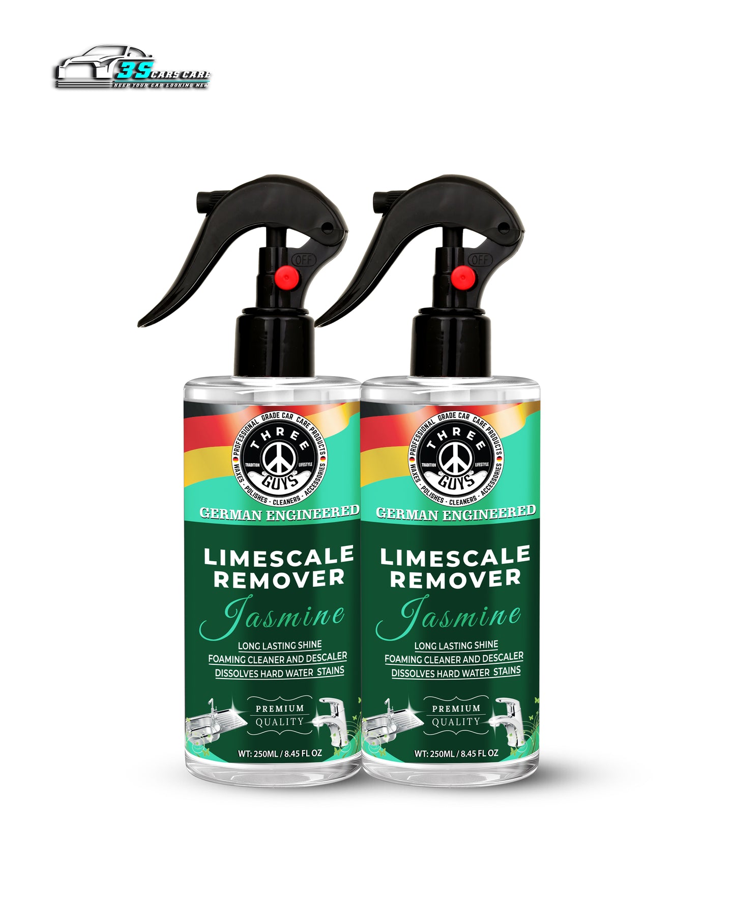 Limescale Remover – Foaming Cleaner & Hard Water Descaler | THREE GUYS - German Engineered