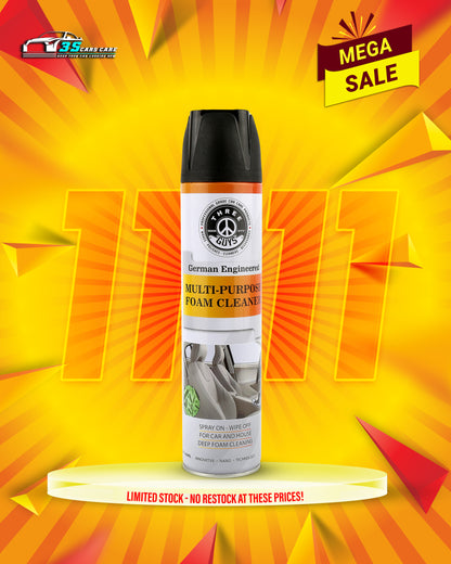 MULTIPURPOSE FOAM CLEANER – THREE GUYS