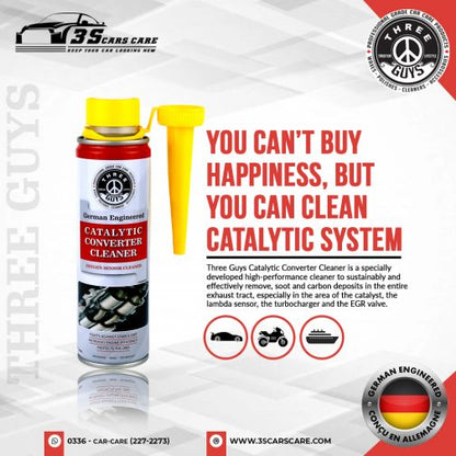 Catalytic Converter Cleaner - THREE GUYS (German Engineered)