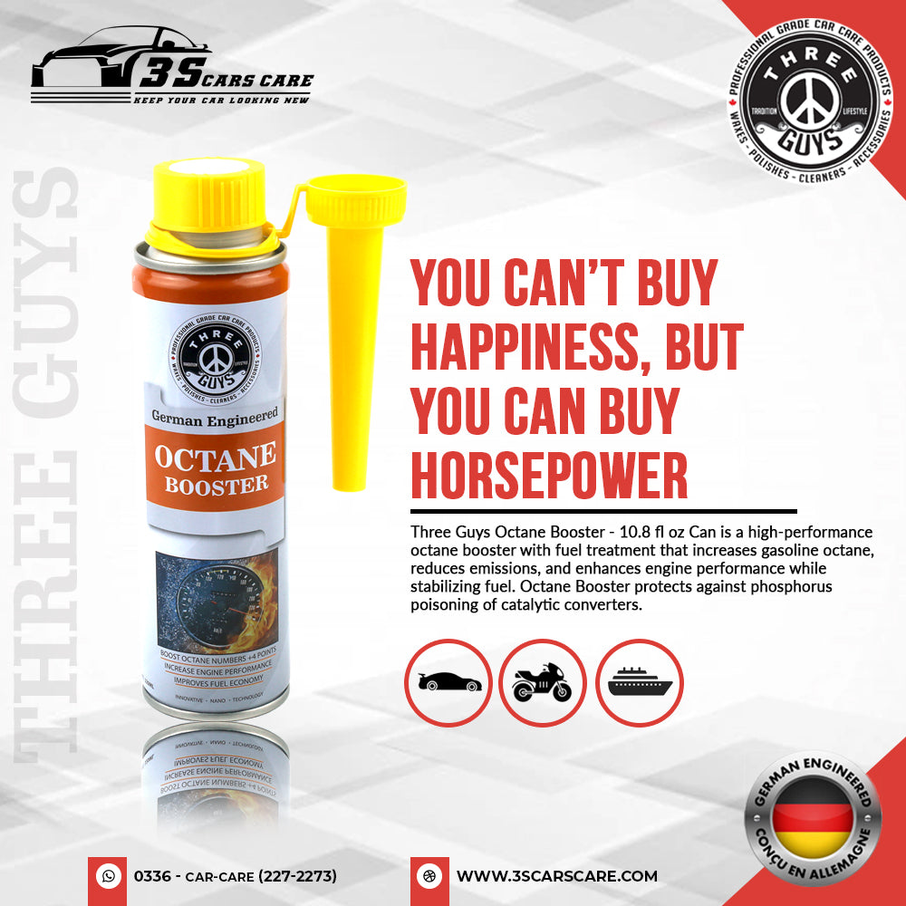 Octane Booster 320ml - THREE GUYS (German Engineered)