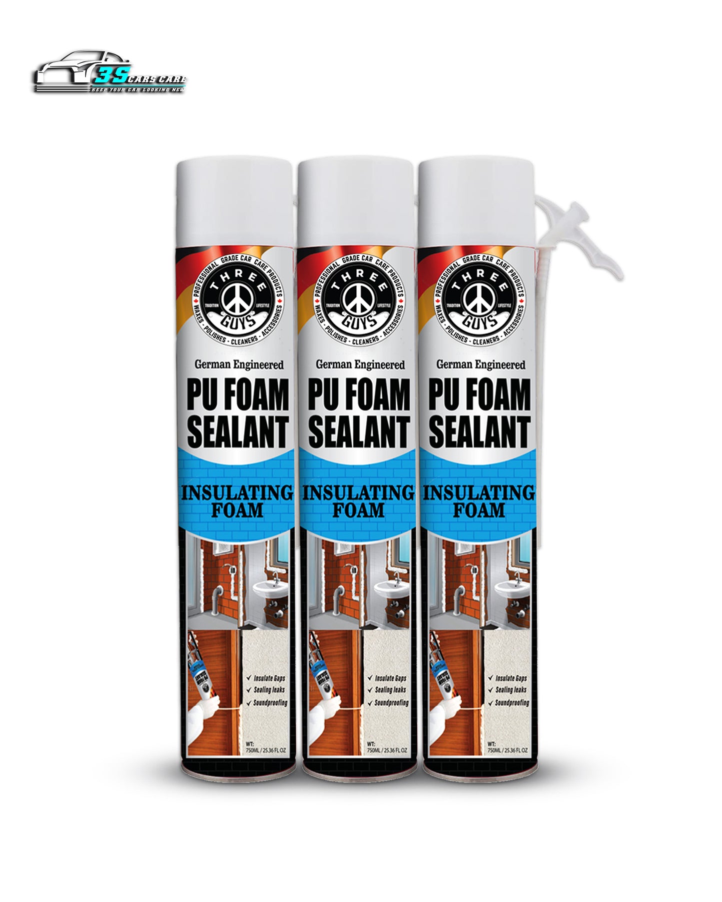 PU Foam Sealant – Insulate, Seal & Protect | THREE GUYS - German Engineered