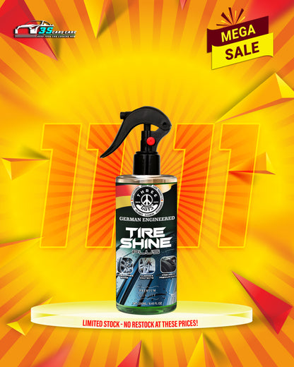 Tire Shine Plus – Streak-Free Shine – 250ml | THREE GUYS - German Engineered
