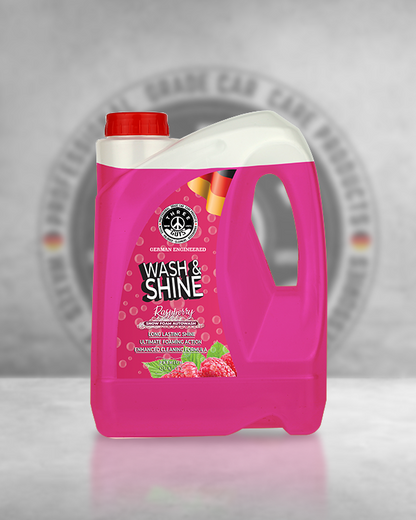 Wash & Shine Raspberry Shampoo - 1000ml - THREE GUYS