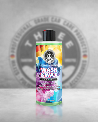 Wash & Wax Shampoo - THREE GUYS